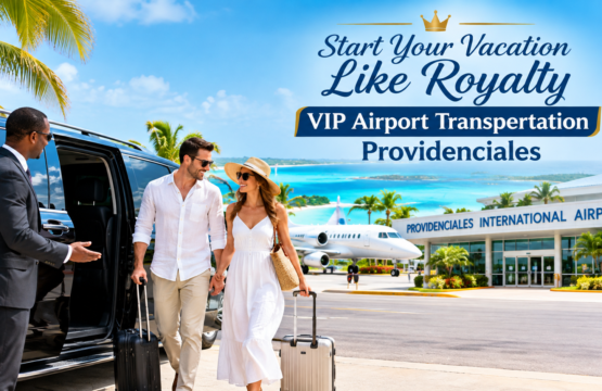 VIP airport transportation Providenciales with luxury SUV and chauffeur at Providenciales International Airport